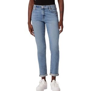 NWT Hudson Jeans Women’s Lana Slim Boyfriend Ankle Jeans with Rolled Hem Premium